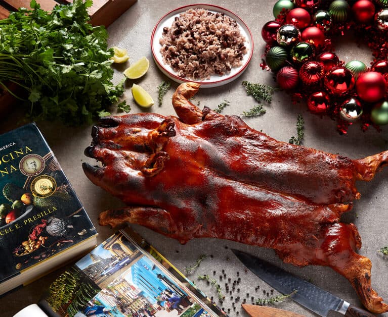Canchita's Latino Christmas - Lechon Asado ‘A la Cubana’