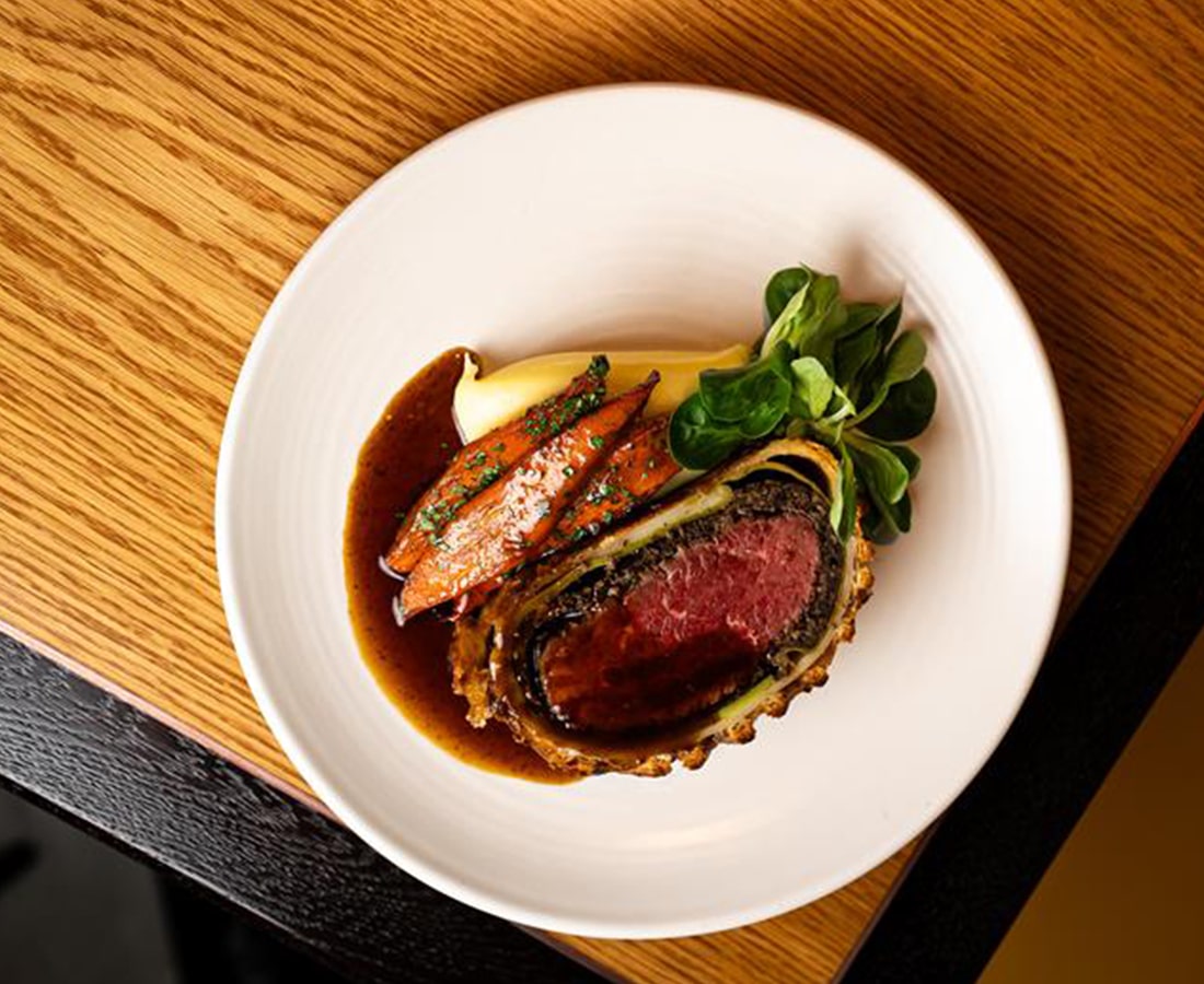 Sliced Beef Wellington at Bread Street by Gordon Ramsay, Marina Bay Sands Singapore