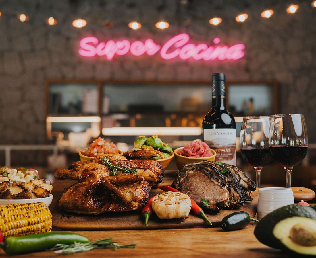 father's day menu at chico loco singapore. chicken rotisserie and barbecue pork ribs. 