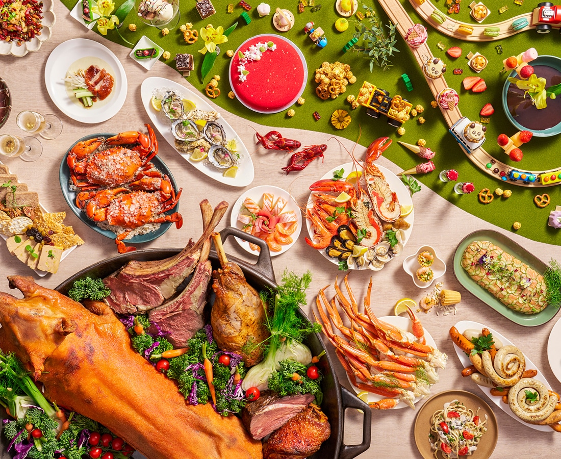 father's day brunch feast at edge at pan pacific singapore