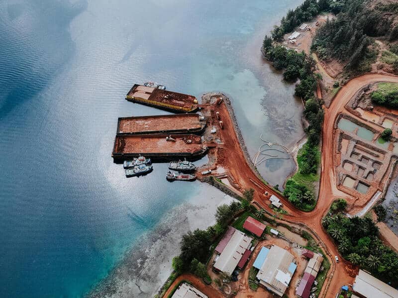 Nickel Mining in GAG Island, Raja Ampat RegencyDocumentation of Nickel mine PT. GAG Nikel is located on GAG Island, Raja Ampat District, West Papua.