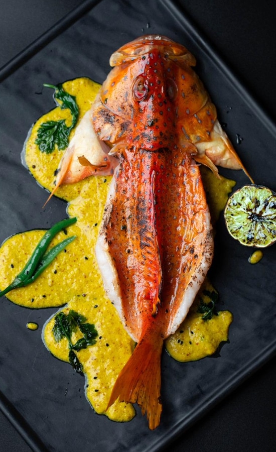 an image of a fish dish at coriander leaf's flagship outlet on craig road singapore