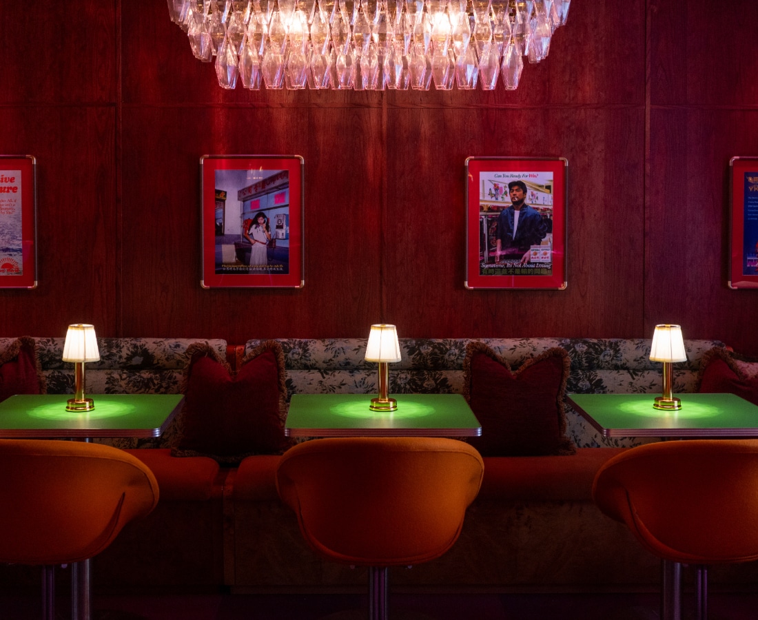 an image of the interior of the restaurant, Maggie's in Singapore