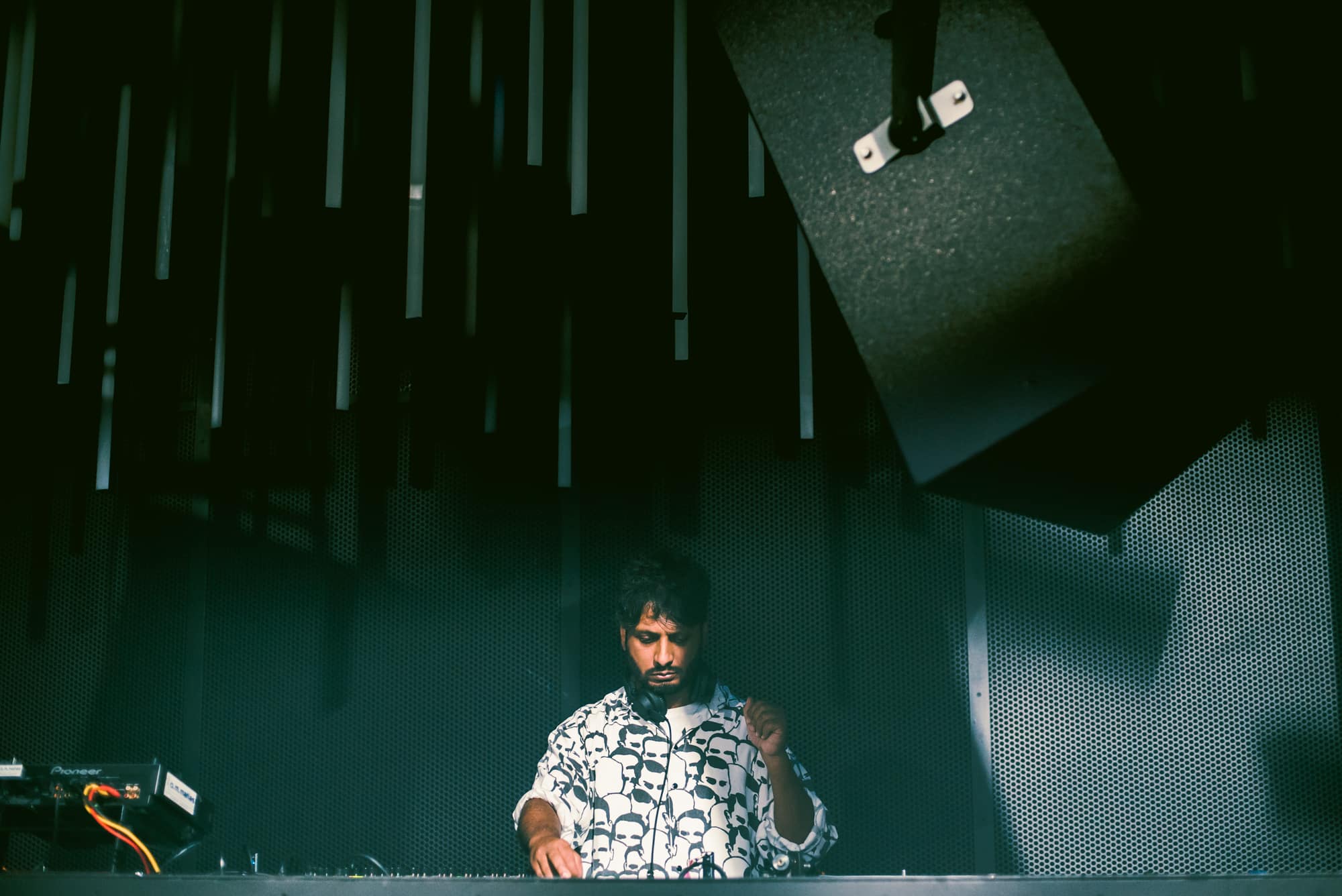 DJ Marco Antão playing at a club