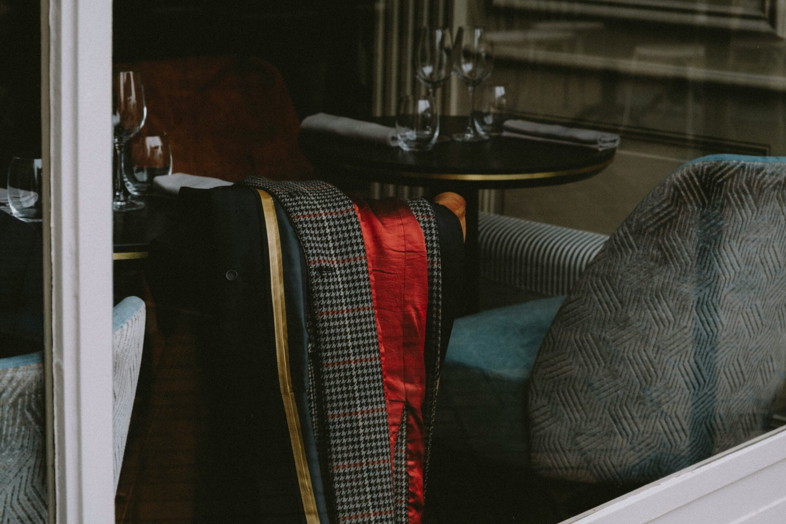 A fitting room at a Ho Chi Minh City Tailor's workshop.