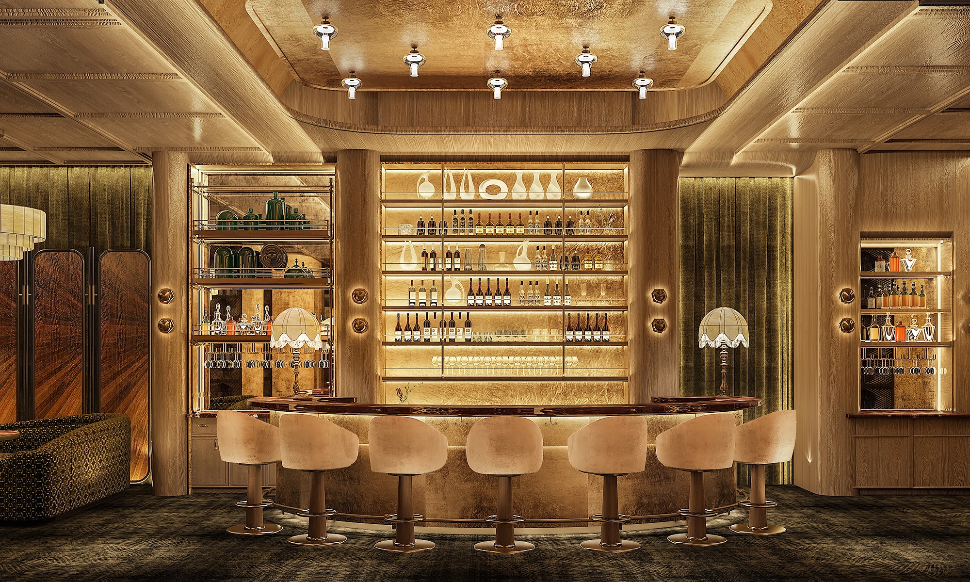 Bar Won at The Consul Bangkok, a luxe cocktail space in Sukhumvit designed by Team Wang, part of the members club Bangkok social scene.