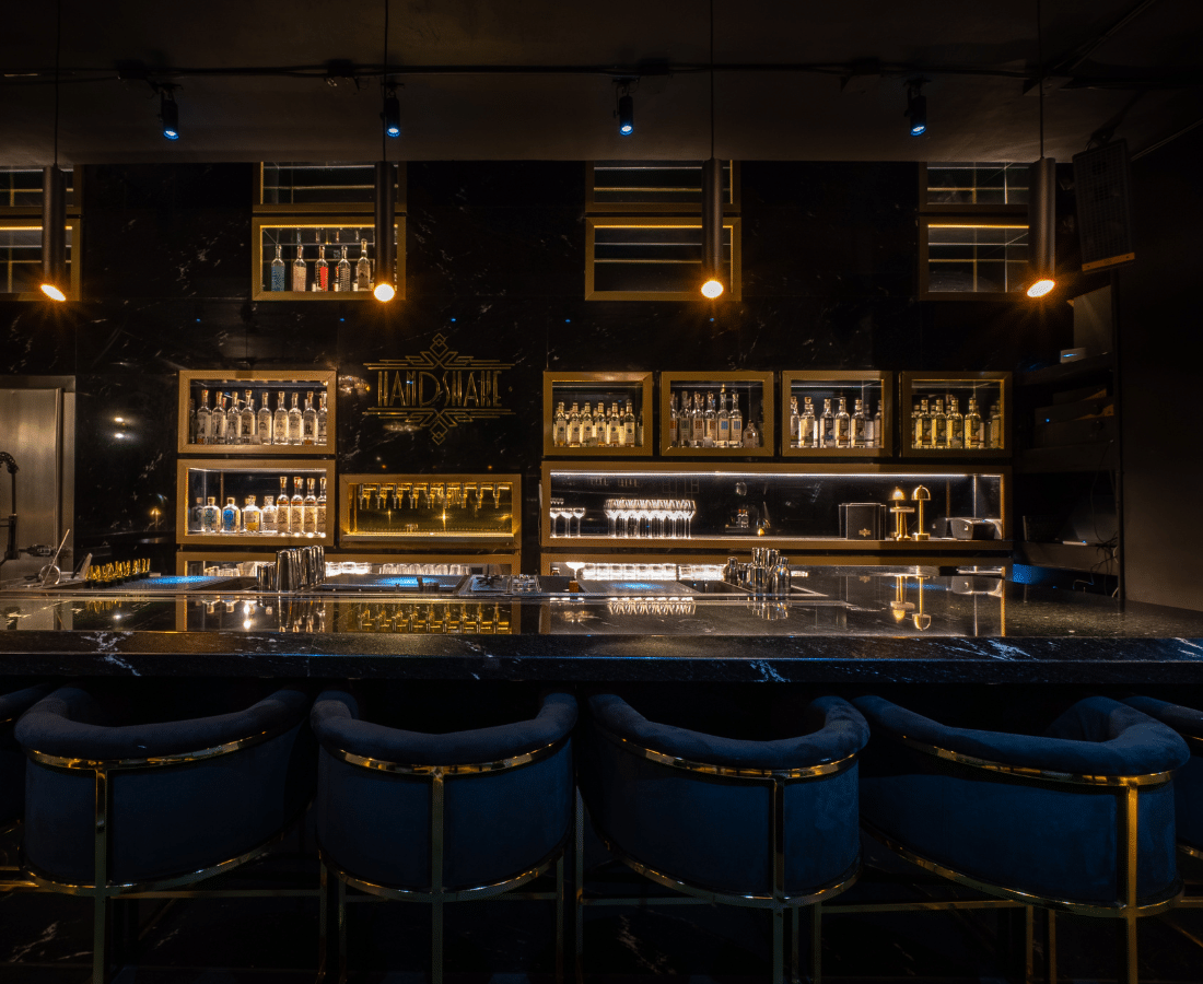 interior of Handshake Speakeasy in Mexico City